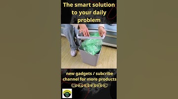 Smart trash cans with motion sensor  New gadgets!Smart appliances|Inventions for the kitchen#shorts
