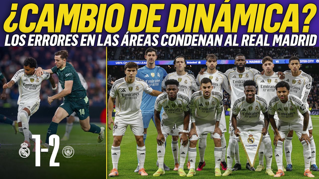 💥MEJORA INSUFICIENTE: DERROTA del REAL MADRID contra el MANCHESTER CITY ...