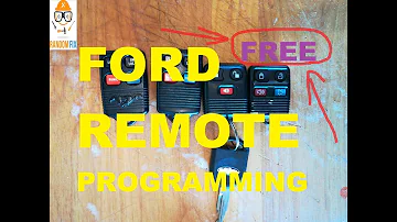 How TO Program Ford KEYLESS REMOTE  FOB 1998 - 2008, STEP-BY-STEP DIRECTIONS