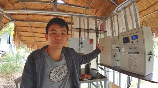Solar Box ชุดบ้านสวน ชุดสำเร็จติดตั้งเอง​ ใช้ตู้เย็น, พัดลม, หลอดไฟ,​หุงข้าว​