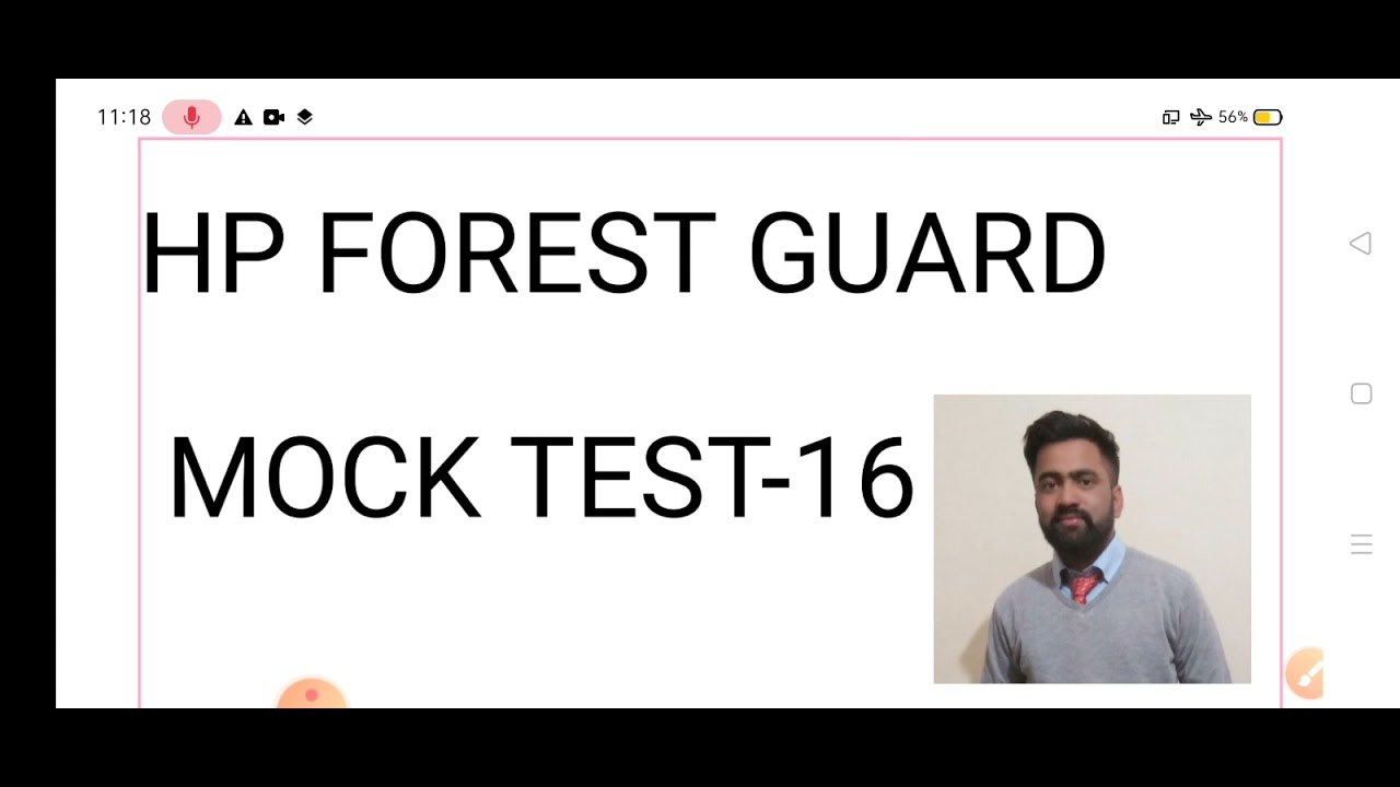 Hp forest guard mock test - 16