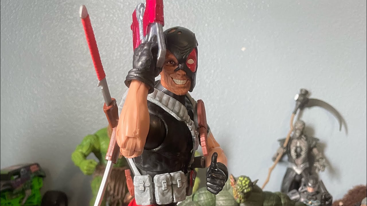 Marvel legends 2017 12 inch agent of weapon x deadpool action figure review!