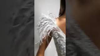 le  Portia & Scarlett FUFU - 1986 Silver Prom Dress - SHAIDE