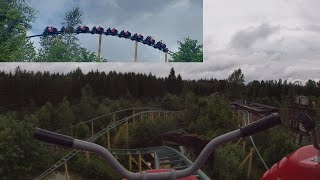 Juvelen: Denmarks longest coaster On Ride POV 2023 Djurs Sommerland