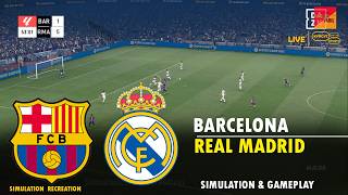 Barcelona vs Real Madrid El Clasico 2026/27✅ | Full Match Simulation Prediction eFootball PES