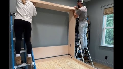 How To Build A Custom Murphy Bed Using "Create-A-Bed" Cabinet Plans and Hardware - #murphybed