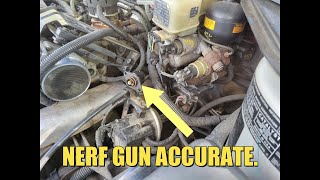 1989 Buick Reatta High Idle Fail!  Idle Air Control Valve Shot At Us!