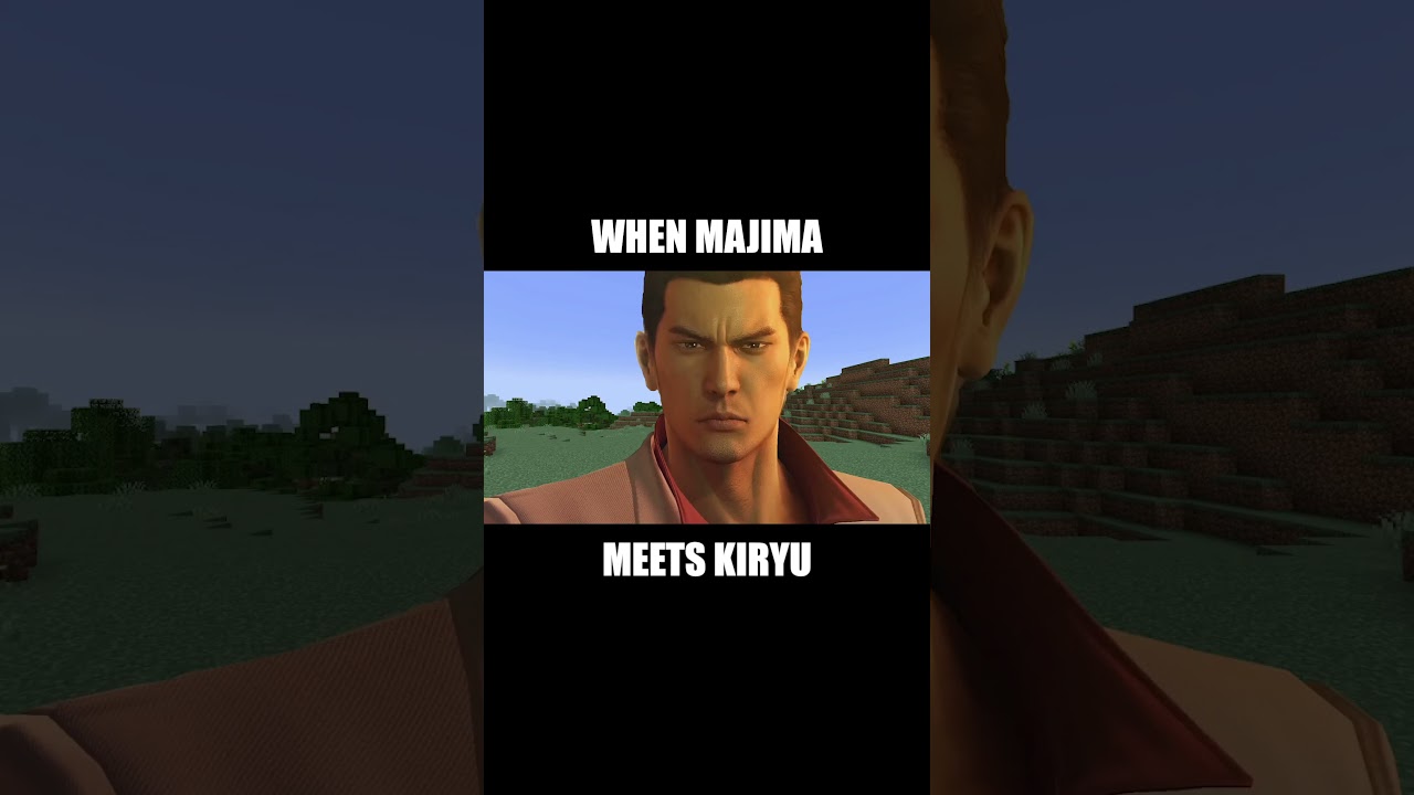 When Majima meets Kiryu in Minecraft 
