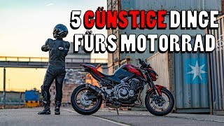 5 günstige Dinge die jeder Motorradfahrer haben sollte!!