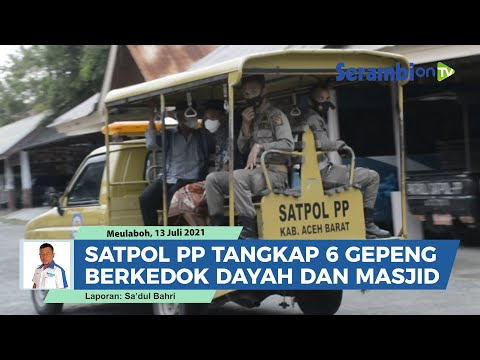 Satpol PP Tangkap Enam Pengemis Berkedok Sumbangan Masjid dan Pesantren di Kota Meulaboh