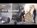 How to install 1m2 stairs  eestairs