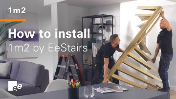 How To Install 1m2 Stairs | EeStairs