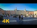 Walking around Plaza Mayor, Madrid, SPAIN 4K