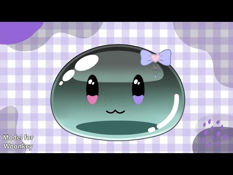 Live2D Slime model Showcase - Woonkey - YouTube