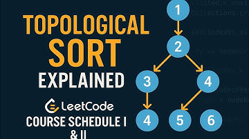 6. Topological Sort Explained + LeetCode Problems: Course Schedule I & II