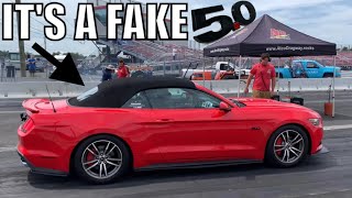 WE SNUCK AN ECOBOOST MUSTANG INTO A COYOTE SHOOTOUT RACE!
