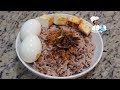 Rice and beans  riz au haricot  ayimolou  waakye