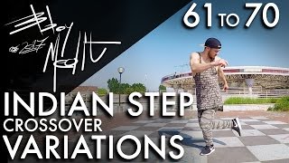 Celebrity Breakdance Toprock tutorial • 70/100 Indian Step Crossover Variations • Bboy MeditRock Wealth