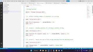 (WEB) PHP - Cara membuat string function (strlen, strpos, strstr, substr)