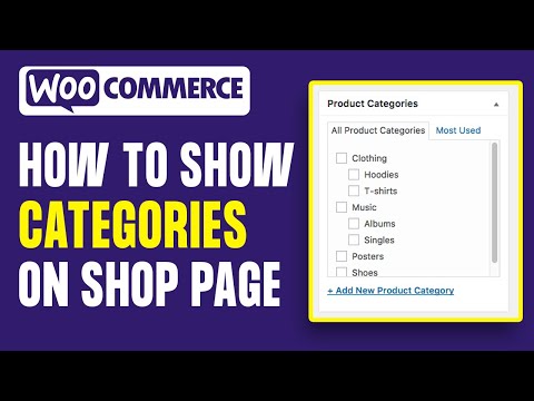 How to show categories on Shop page in Woocommerce - 2022 tutorial