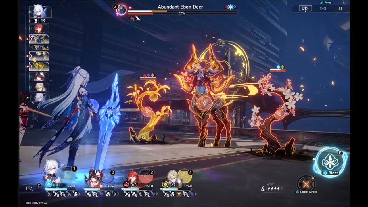 Banishing the Deer Abomination for 3 Stars! Honkai Star Rail: 2.2 (MOC ...