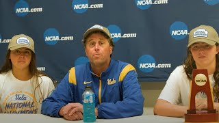 UCLA Water Polo NCAA Presser - Coach Adam Wright, Lauren Steele & Hannah Palmer (May 12, 2024)