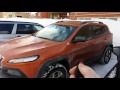 Работа режима "Паника" со штатного брелка Jeep Cherokee KL