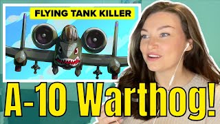 New Zealand Girl Reacts to Why The A-10 Warthog Is Totally Invincible!!