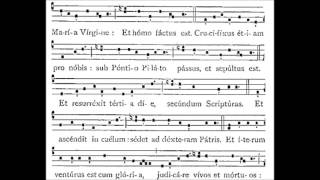 Credo 1 (i) - Gregorian Chant
