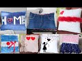 10 Jeans Cushion || Old Clothe Recycle Reuse Ideas || Jeans Handmade Things