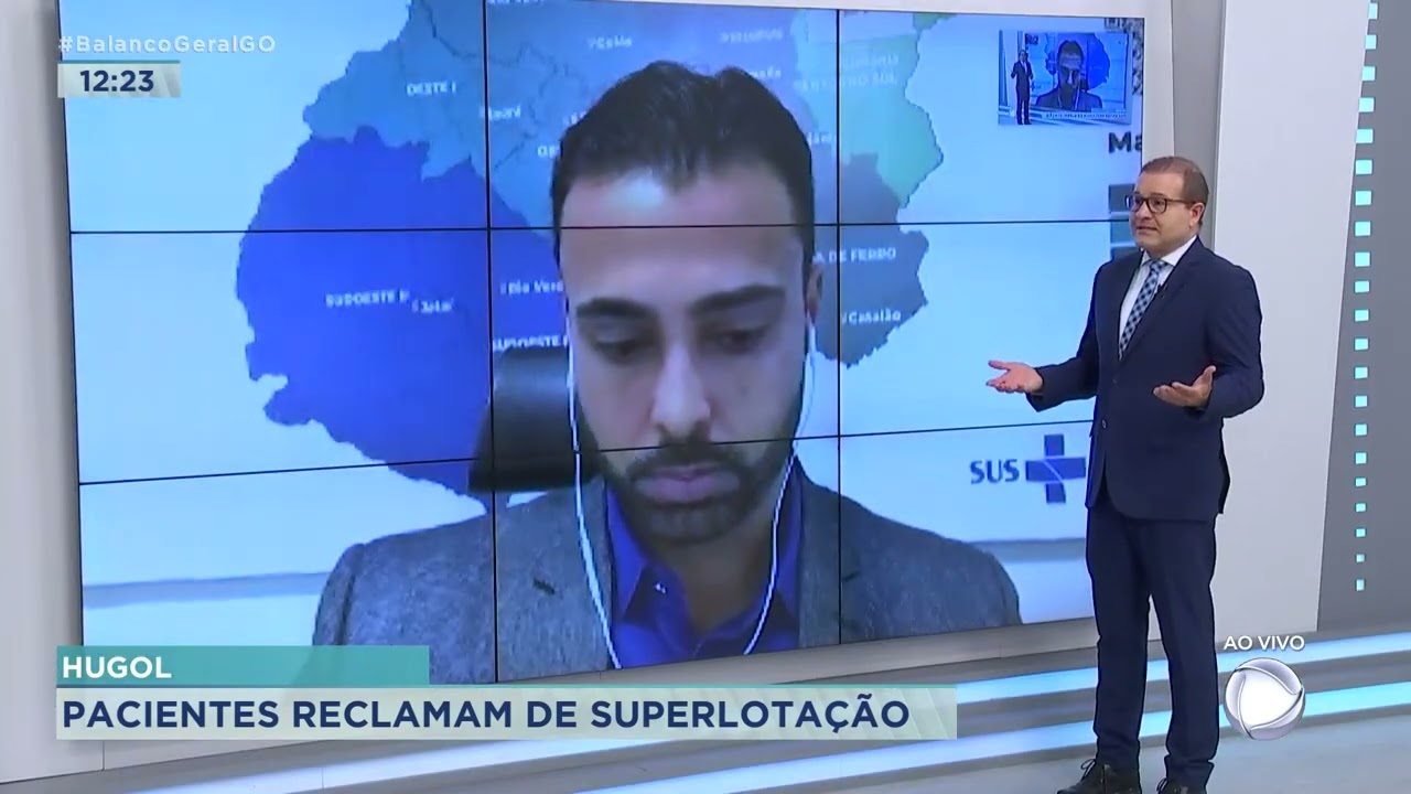 HUGOL - PACIENTES RECLAMAM DE SUPERLOTAÇÃO.