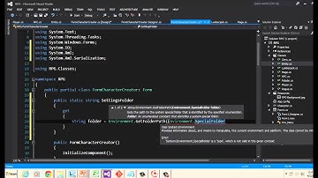 Create a C# RPG Project - Data Serialization Part 1