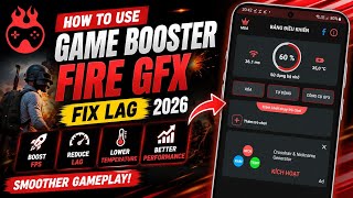 How To Use Game Booster Fire GFX – Fix Lag on Android (2026) screenshot 1