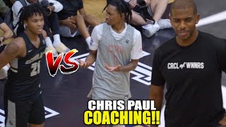 GAME OF THE YEAR!!🚨DJ Wagner vs Rob Dillingham At Peach Jam With Chris Paul Coaching!