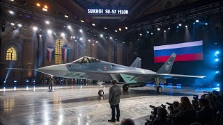 «Невидимый монстр России! 😱 Су-57 “Фелон” — истребитель 5-го поколения, которого боится весь мир ✈️»