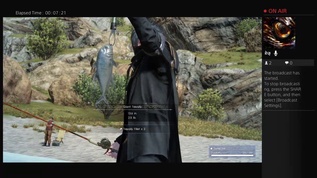 Final Fantasy 15 How to level fishing easy YouTube