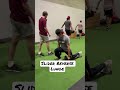 Hockey training: Slider Reverse Lunge