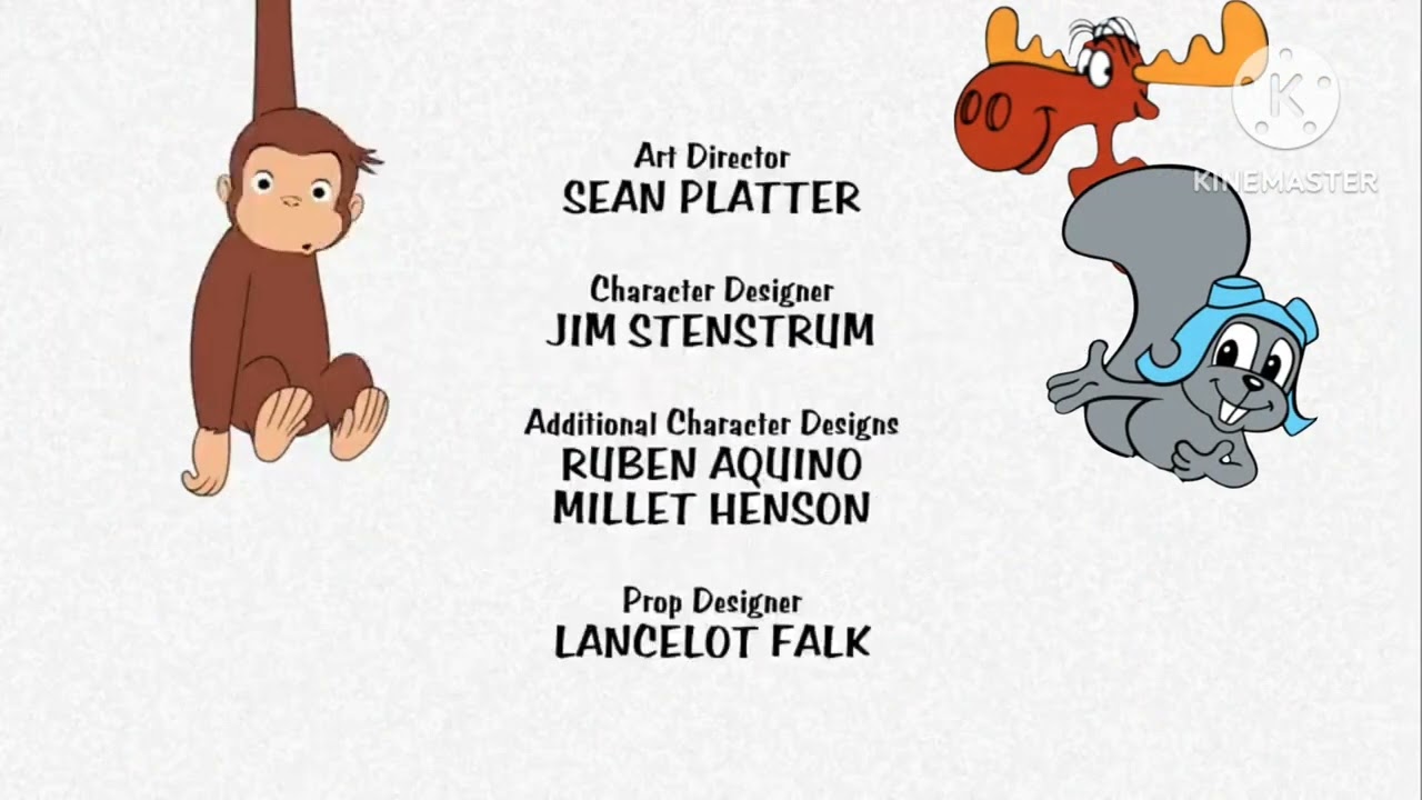 the curious george, rocky & bullwinkle movie