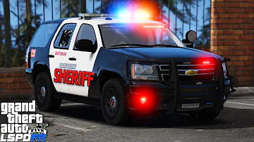 GTA 5 LSPDFR Police Mod 342 | ELS K-9 Tahoe | Blaine County Sheriff Backs Up Paleto Bay Police