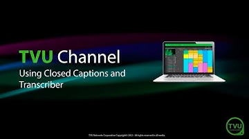 How can I add closed captions to a live event in TVU Channel?