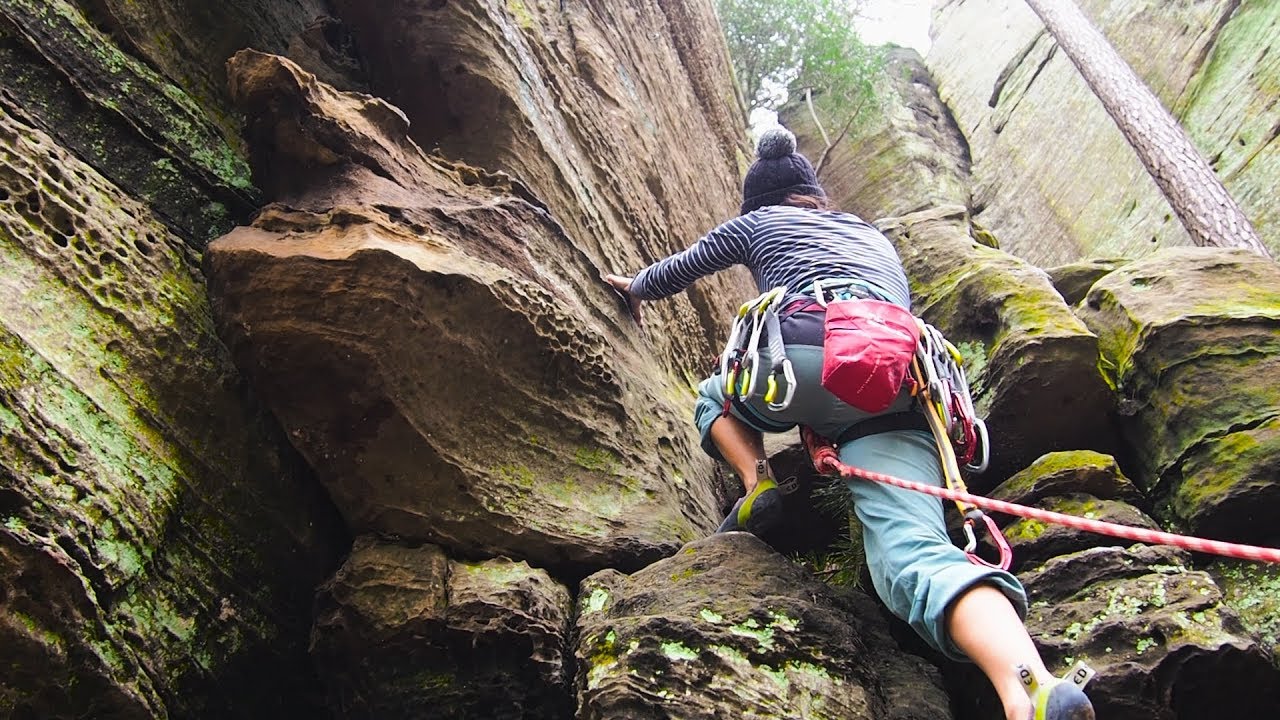 Rock climbing in Berdorf | VAN LIFE vlog