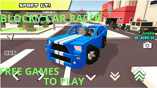 Blocky Car Racer - Free Car Games To Play Now - Android Gameplay screenshot 5