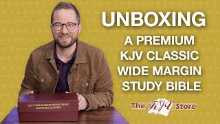 Famous Unboxing the KJV Classic Wide Margin Study Bible (with C.I. Scofield Notes) from The KJV Store Wealth