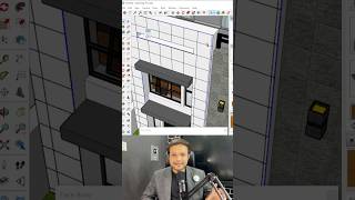 Facade Creation Using Curic Face Array in SketchUp