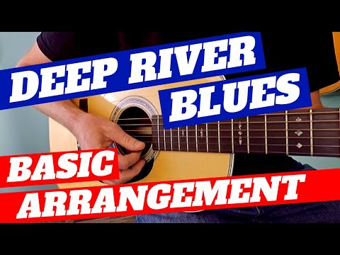Deep River Blues Fingerpicking Guitar Lesson | Travis Picking Like Doc Watson