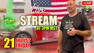 Escaping the Heat: Burning Man Prep, Big Project Updates & Starlink Testing! Friday Aug 21 @ 3pm MST