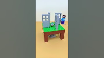 LEGO Minecraft Door Trap... #lego  #minecraft