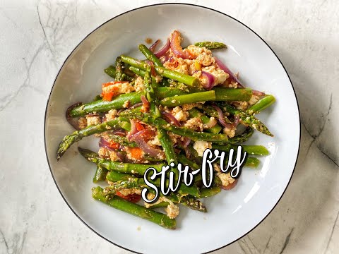 ASPARAGUS PANEER SABJI  Healthy vegetarian stir fry  Food with Chetna