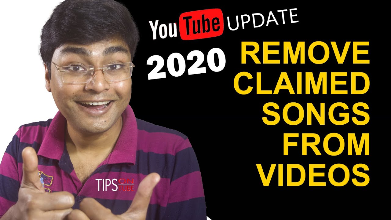 How To Remove Copyright Song From Video New YouTube Update 2020 YouTube