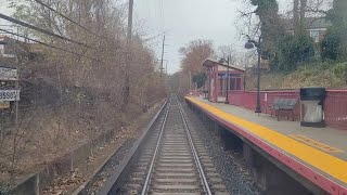 4K/60p: LIRR M3 Front Window Penn Station to Port Washington